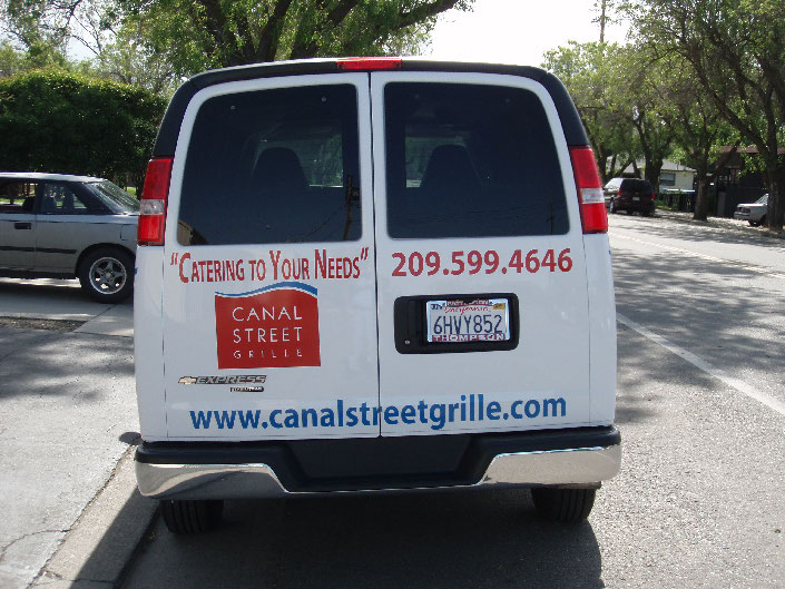 Canal Street Grill VAN Back